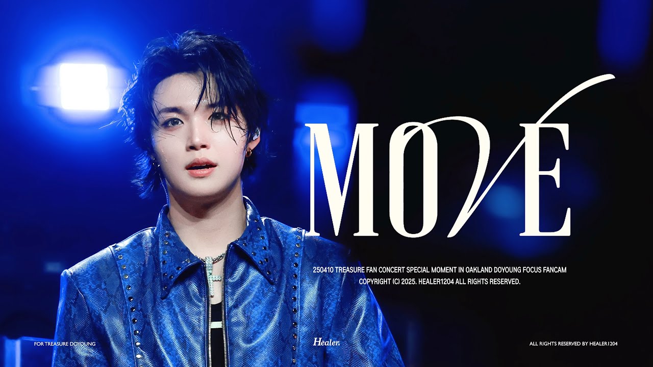 [4K]"MOVE"250410 TREASURE SPECIAL MOMENT IN OAKLAND 도영 DOYOUNG FOCUS 직캠