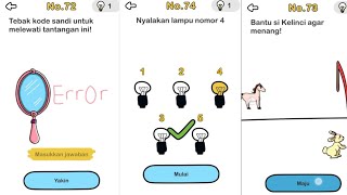 Brain out level 67-81 sampe nyontek karna pusing🤭 screenshot 2