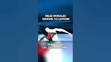 If Miles Morales was in Marvel vs Capcom #umvc3 #spiderman #marvel