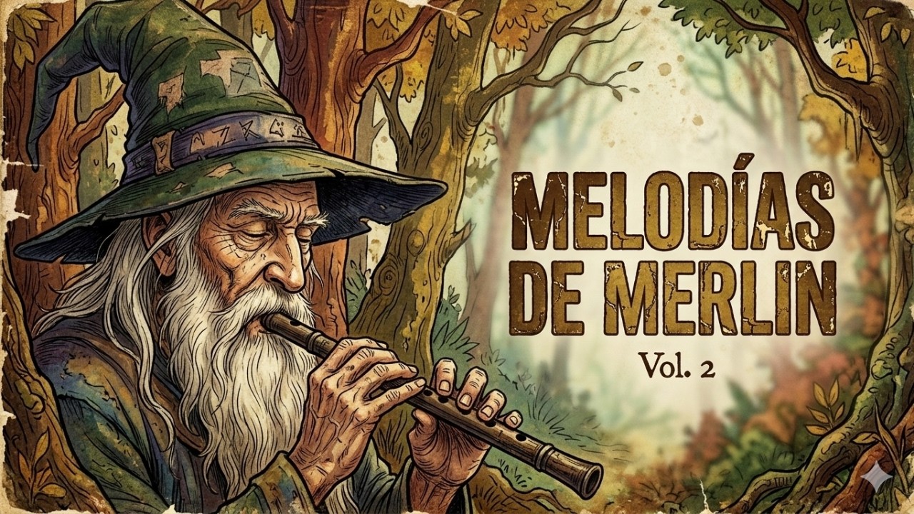 Música de Fantasía Relajante que Te Transporta a Lugares Mágicos – Melodías de Merlín | Volumen 2