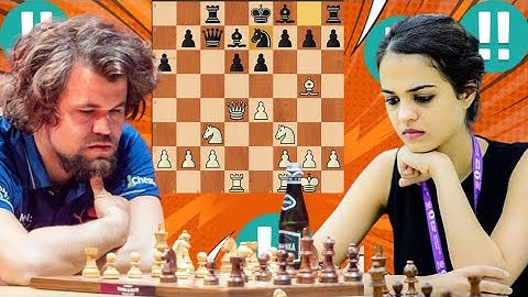 First class Magnus Carlsen vs Tania Sachdev 14