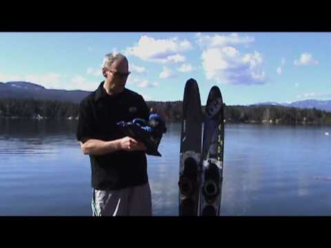 Slalom Water Ski Bindings From Fluid Motion