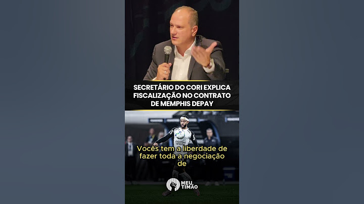 SECRETÁRIO DO CORI EXPLICA FISCALIZAÇÃO NO CONTRATO DO MEMPHIS
