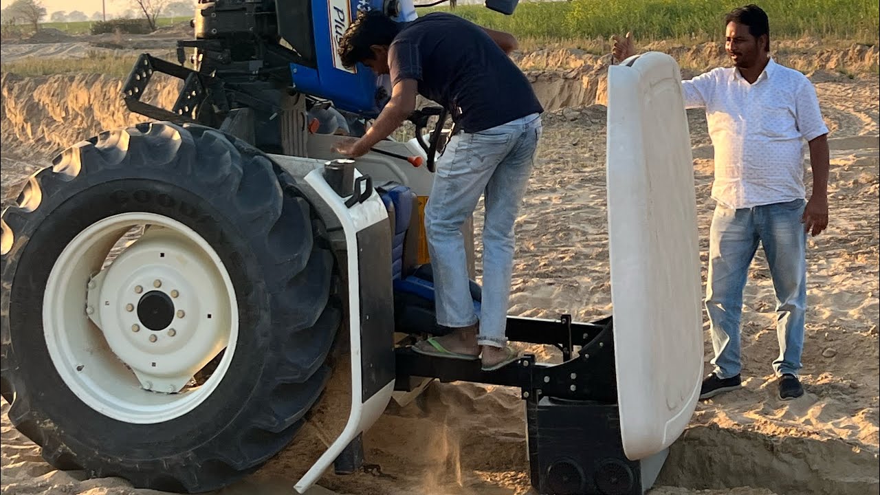 Aaj finally stunt kar hi diyaa🤯#stunt #tractor #tractor stunt #3630 