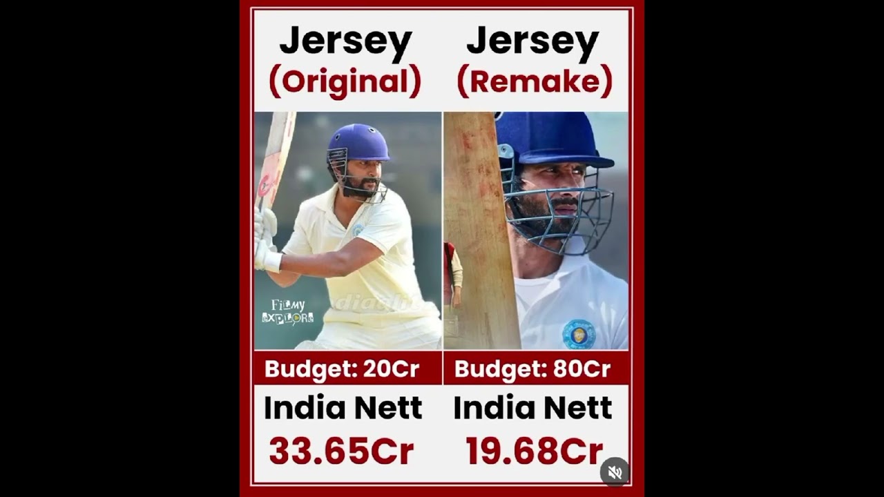 Jersey VS Jersey movie comparison box office collection 