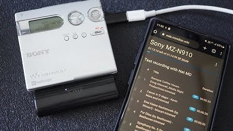 Testing Web MiniDisc Pro on a mobile phone