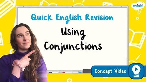 How Do You Use Conjunctions in a Sentence? | KS2 English Concept for Kids