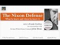 John Dean and 'The Nixon Defense'