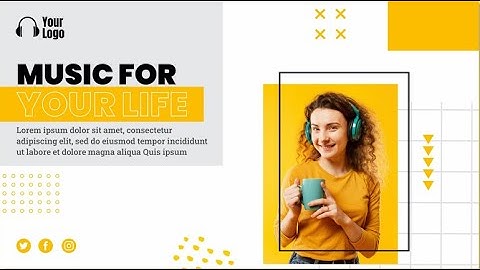 Music Landing Page Design || Business || Adobe Photoshop Tutorial || Social Media Marketing