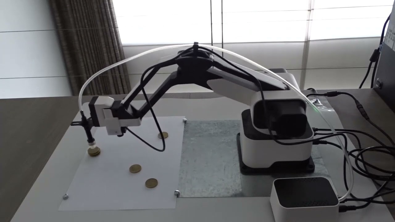 Stacking Coins with Rotrics Dexarm