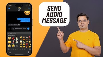 How to Send Audio Message in Messages App in iOS 17 on iPhone and iPad
