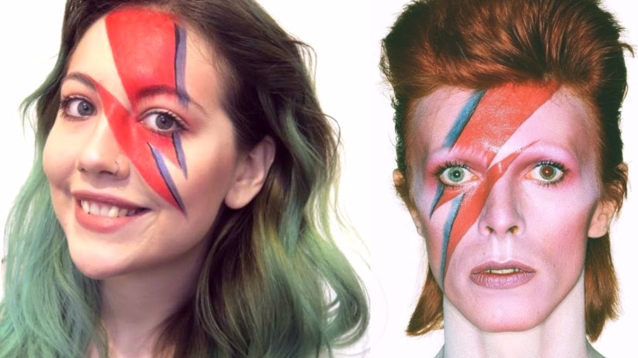 David Bowie Easy Makeup Tutorial Youtube