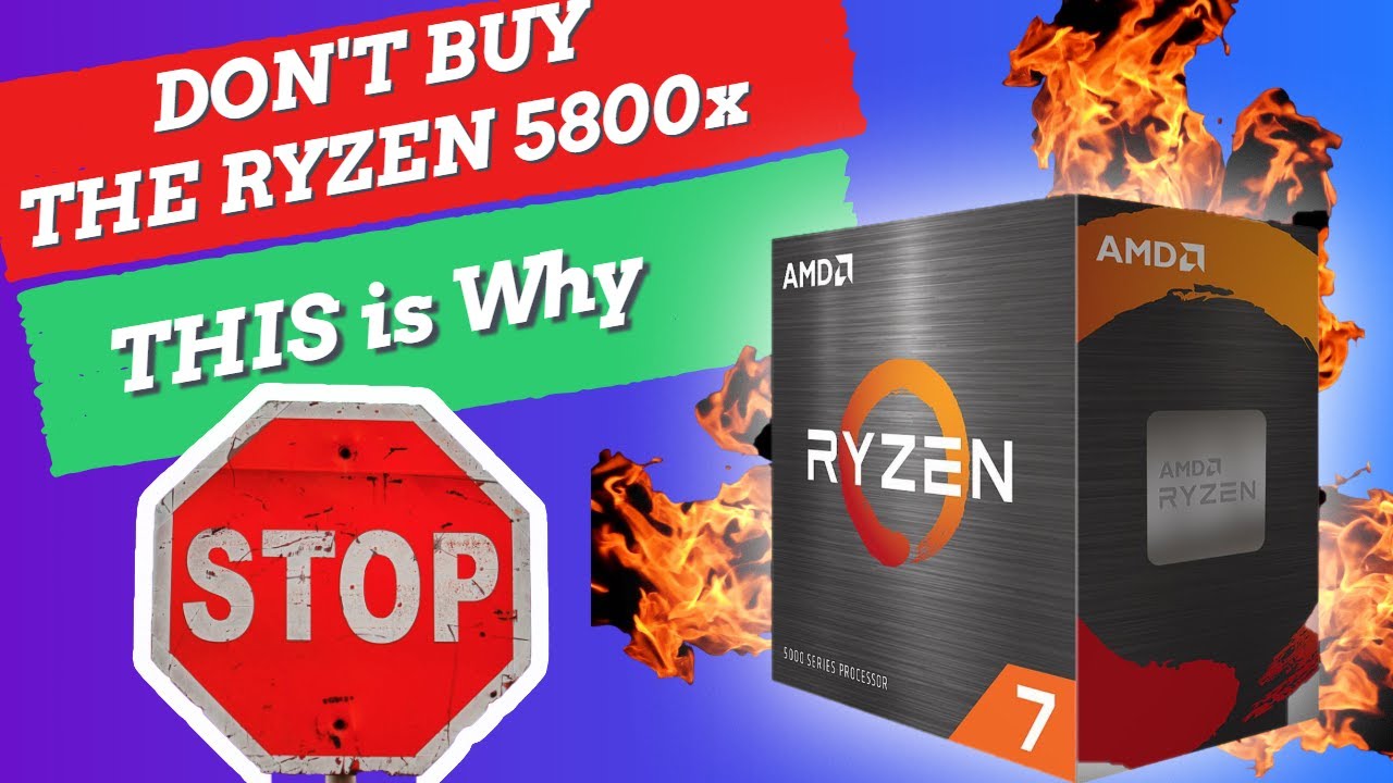 DON'T BUY the AMD Ryzen 7 5800x, THIS is why, running EXTREMELY HOT? 