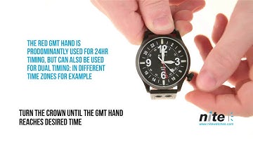 Setting the GMT hand - ICON models