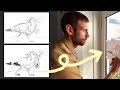 How to Clean Up a Pencil Drawing Without a Light Table - Easy Trick