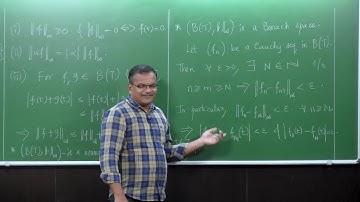 Completeness of The Space of Bounded Functions #swayamprabha #ch38sp