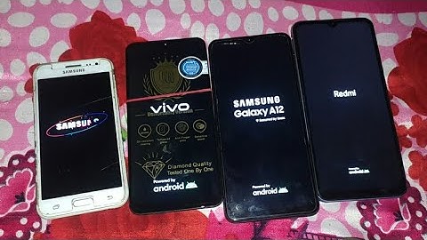 Samsung A12 vs Vivo A15 vs Redmi 9 Vs Samsung j2 reboot speed test / Android 12, 10, 9 Bootanimation