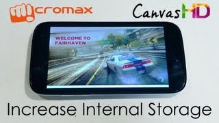 Micromax Canvas HD A116 - Install Games and Apps to SD Card (Swap Internal with Micro Sd) screenshot 2