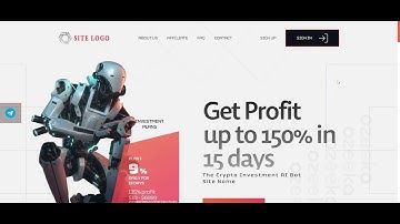 GC HYIP Template 790 Desktop View