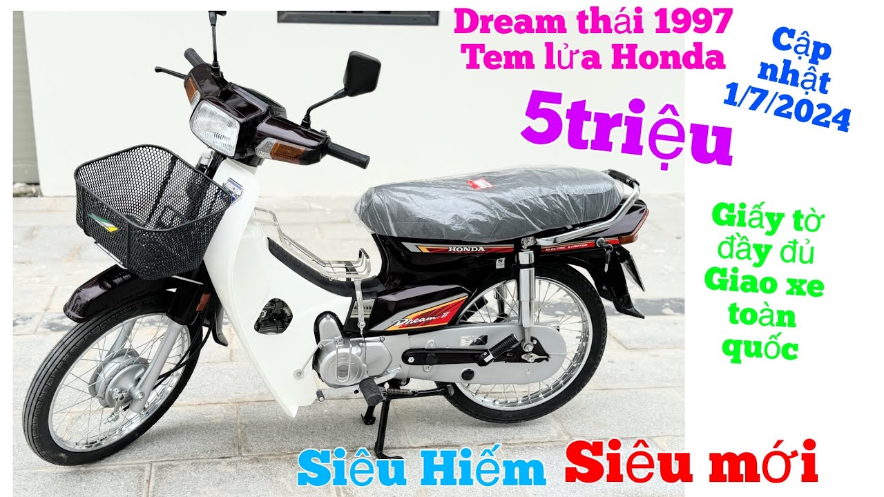 Honda Dream Thái 1997 Siêu Mới ,Tem Lửa, Hiếm Máy nhật ,Giá từ 5triệu ...