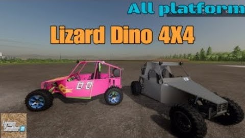 Lizard Dino 4X4   / New mod for all platforms on FS22