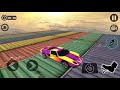 Impossible Stunt Car Tracks 3D  purple Vehicle Driving - Android GamePlay HD 2019