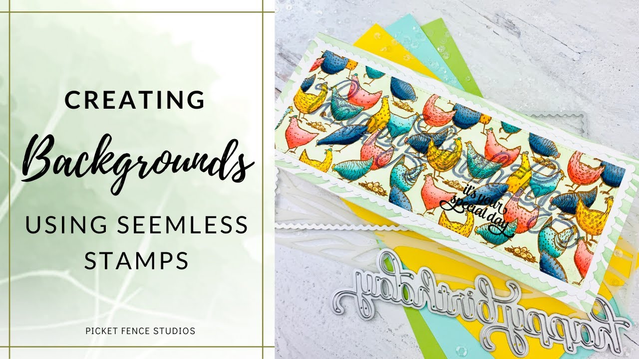 Slimline Happy Birthday Card