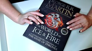 ASMR Book Sounds / Page Turning & Squeezing / Soft Spoken / The World of Ice & Fire Book screenshot 5