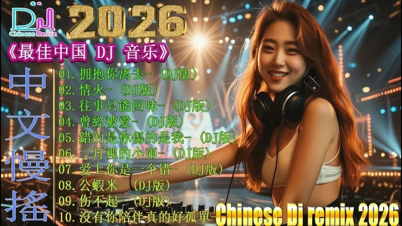 2026全中文舞曲串烧抖音DJ版合辑Chinese DJ REMIX 2026暗里着迷 男人歌 你莫走  一起走过的日子星语心愿抖音神曲2026_💯💯❤❤,