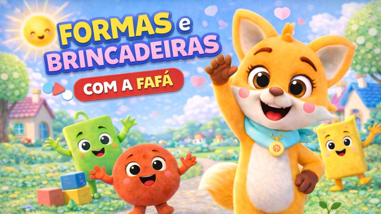 Formas e Brincadeiras com a Fafá 🦊 | Aprenda Brincando para Crianças