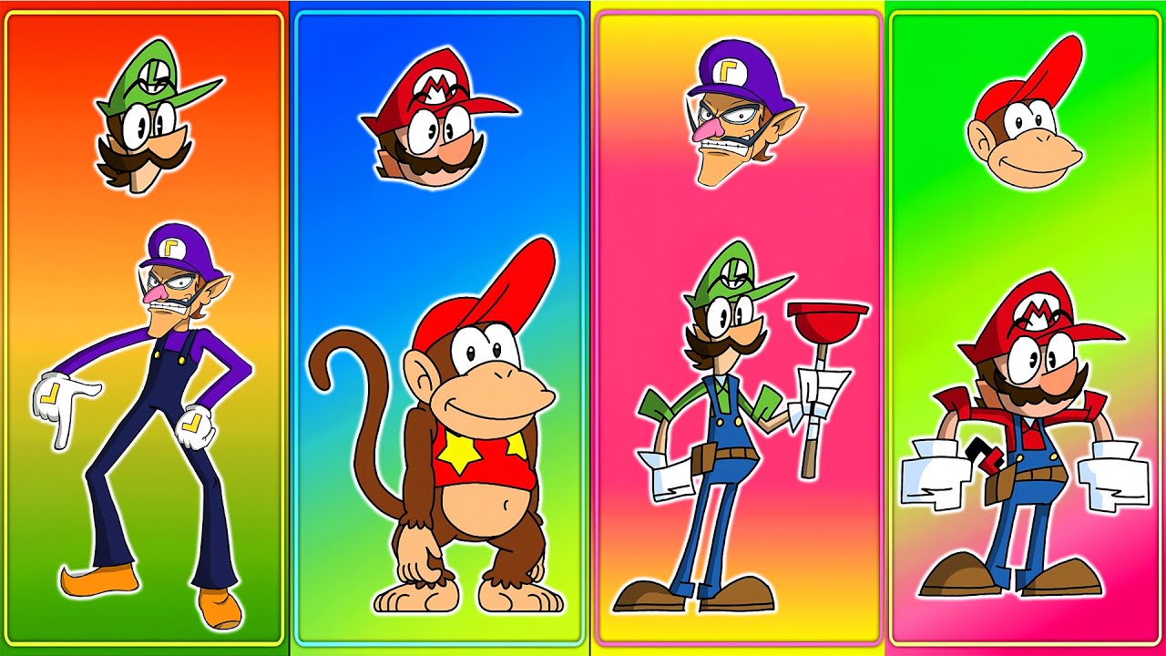 Победит только один⚡Марио, Луиджи и Дидди Конг раскрывают свои возможности в энергичном танцеваль...