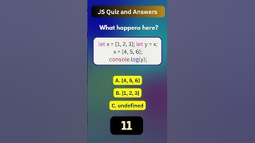 JS Quiz 8 of 1000 | JavaScript Quiz and Answers | Web Development Skills