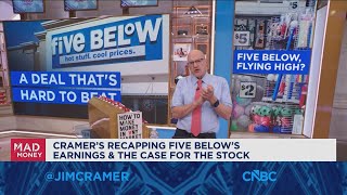 Five Below s comps are decelerating but they re still impressive says Jim Cramer