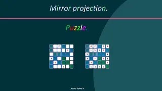 Puzzle. Mirror projection.  Short. screenshot 5