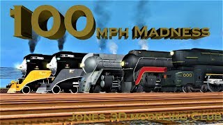 [100mph Streamliner Madness!] Southern Pacific GS3 VS PRR T1, N&W Class J, Dreyfuss Hudson  Trainz