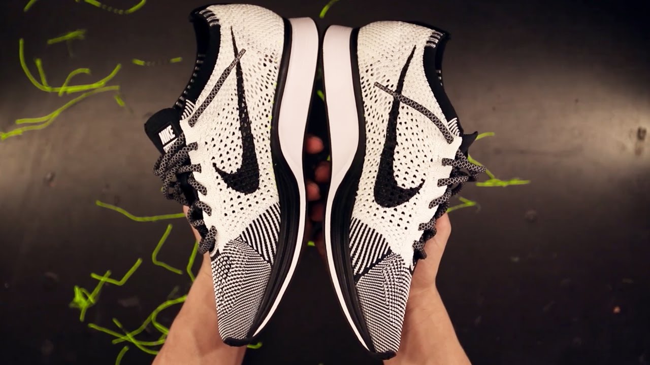 How To Customize Nike Flyknit Racer "OREO" - YouTube