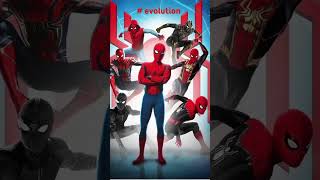 The evolution of Tom holland Spider-Man #spiderman