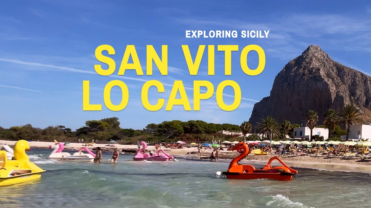 San Vito Lo Capo with coastal drives, Spiaggia Isulidda and arancini by the sea