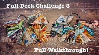 A Year of Mixed-Media Making! Full Deck Challenge 3 (#FDC3) Walkthrough | Hosted by @ShanoukiArt 