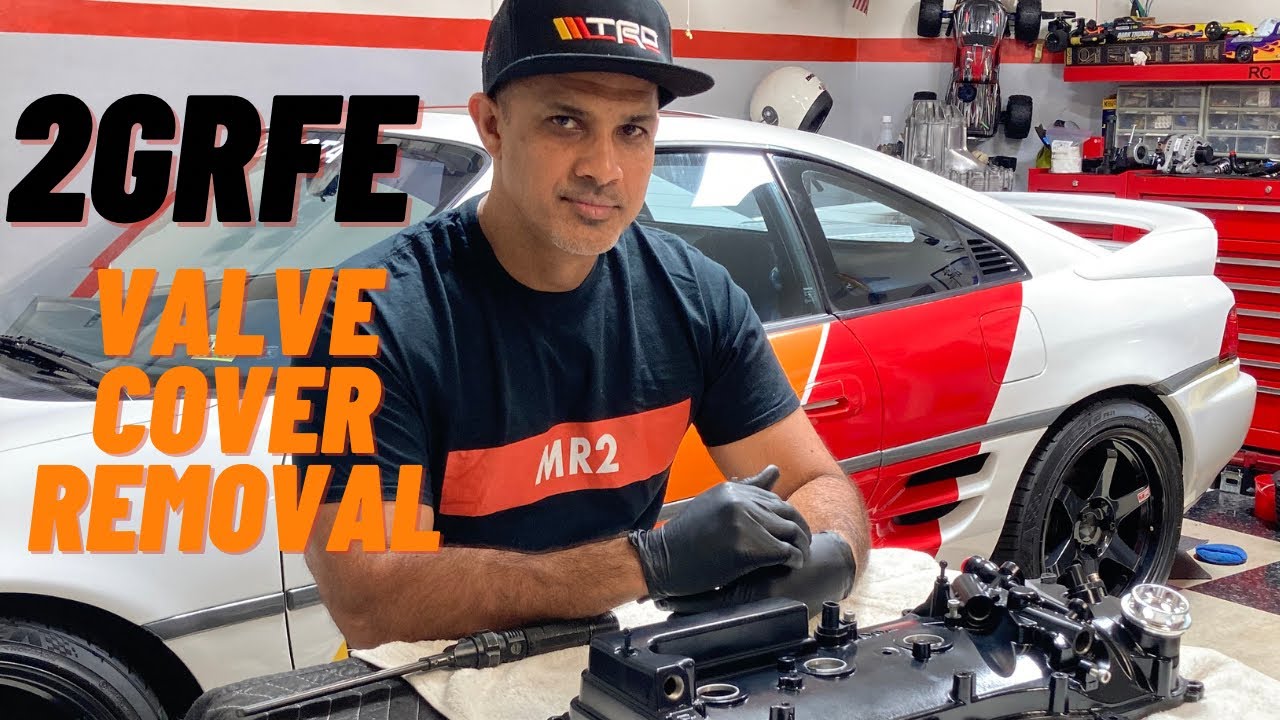 1991 Toyota Mr2 2GR Build E4, Valve Cover Removal & Paint