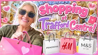 Come shopping with me to the Trafford centre//Peacocks//H&M//M&S.