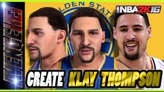 NBA 2K16 - How to create Klay Thompson