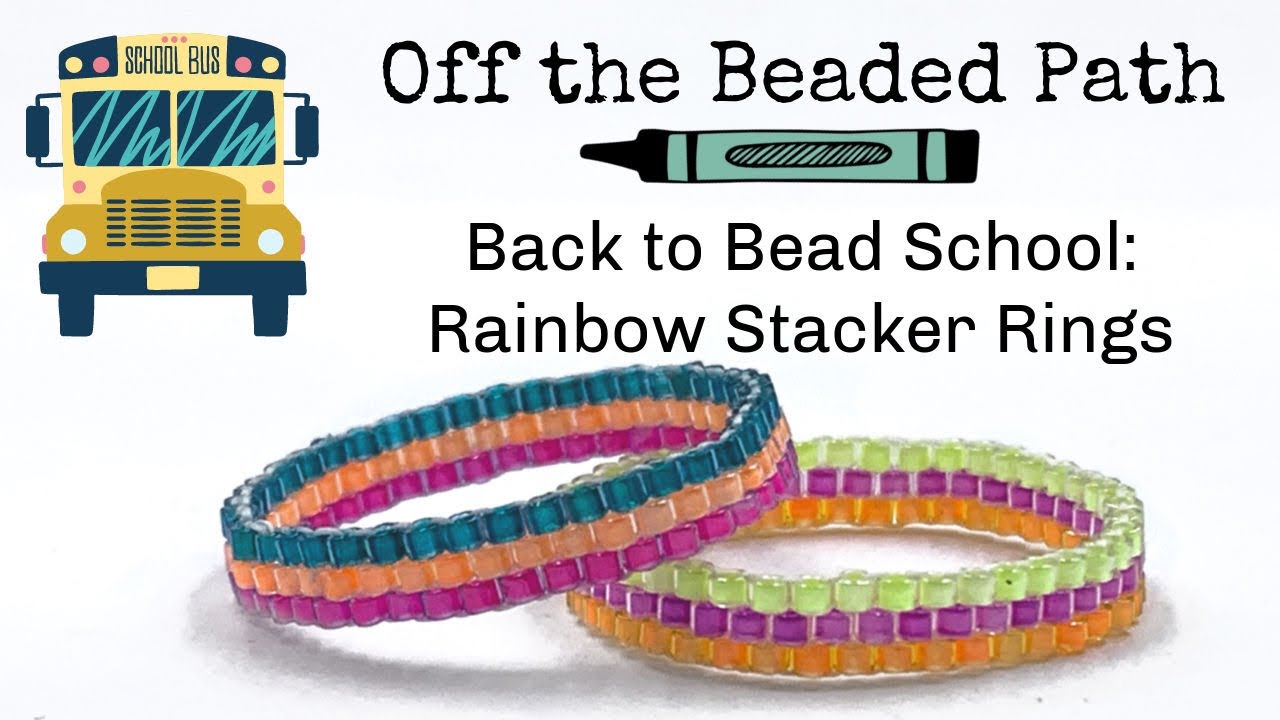 Rainbow Stacker Rings - YouTube