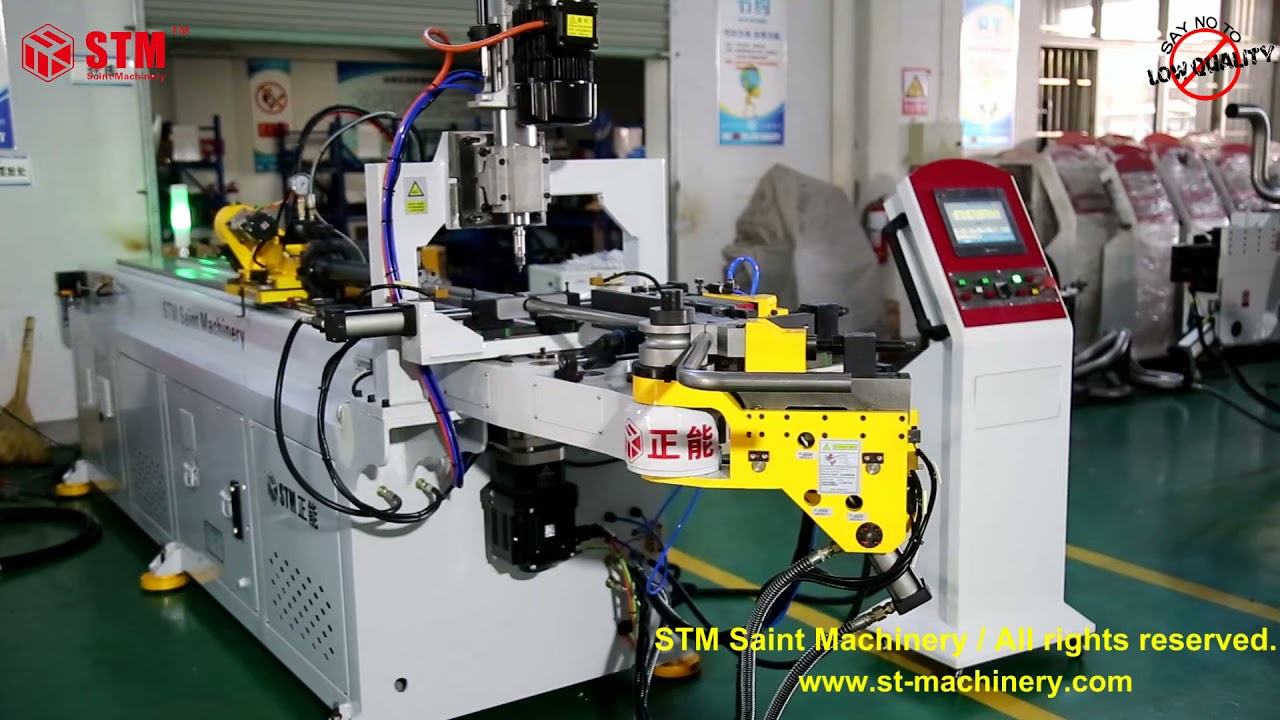 Pipe hole drilling and bending machine máy uốn ống có khoan lỗ Dobladora de tubos con taladro