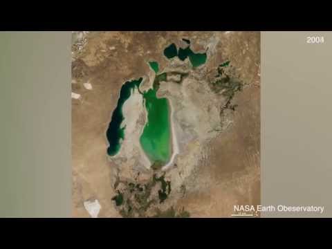 The Shrinking Aral Sea Has Been Reduced To A Mere Sliver