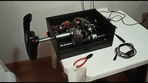 Force feedback yoke - Video 01