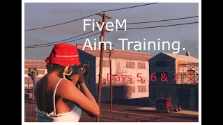 Aim Training. FiveM practice, Days 5, 6 & 7.