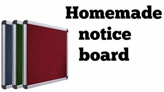Homemade notice board | how to make notice board at home screenshot 4