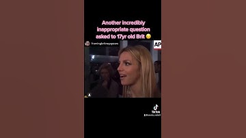 Britney Spears (17) asked ANOTHER INAPPROPRIATE Question 🤮