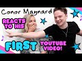 🎥CONOR MAYNARD REACTS TO HIS FIRST YOUTUBE VIDEO! 🤣